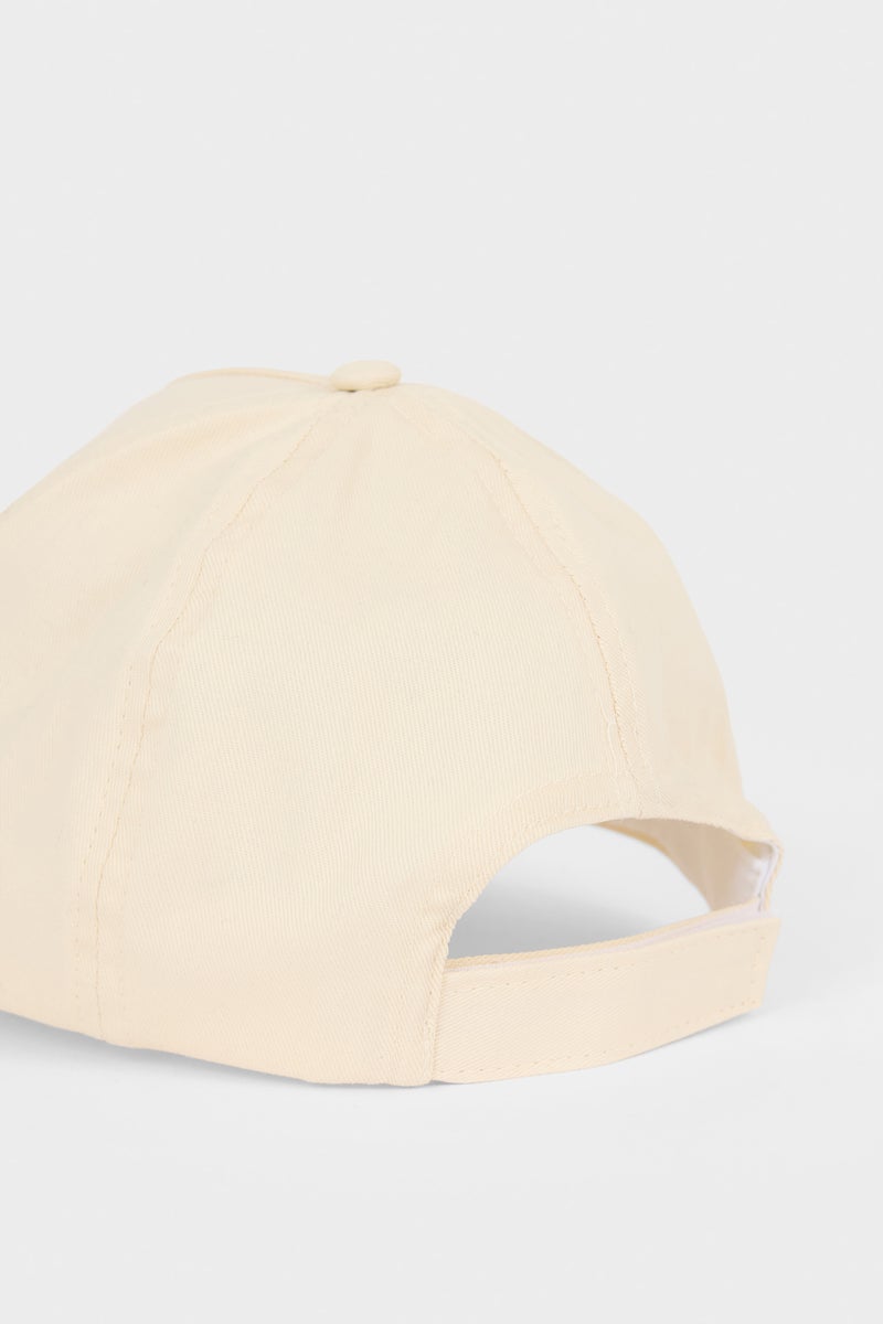 DeFacto Beige Woman Woman Cotton Cap Casual - Image 4